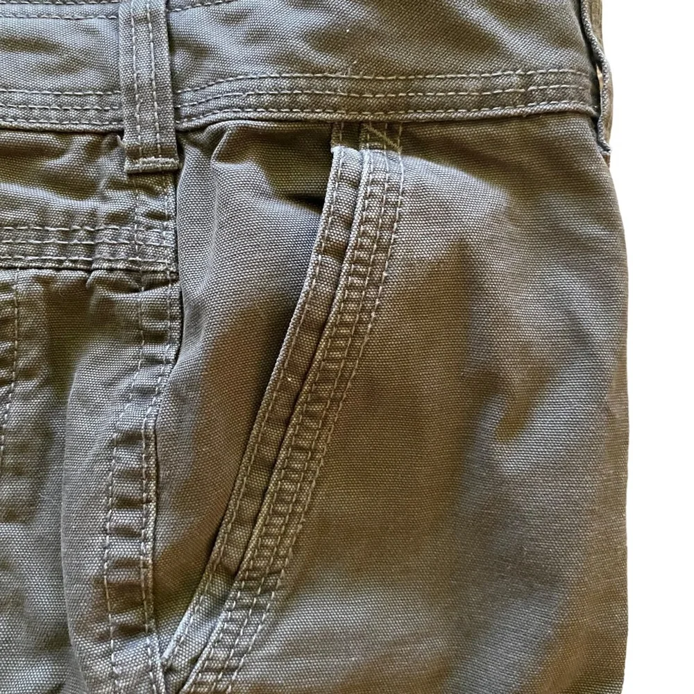 Bass Olive Men’s Canvas Terrain Flex Waist Cargo Pants EUC 40W x 32L - Picture 8 of 9
